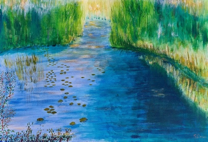 Silverån en sommardag